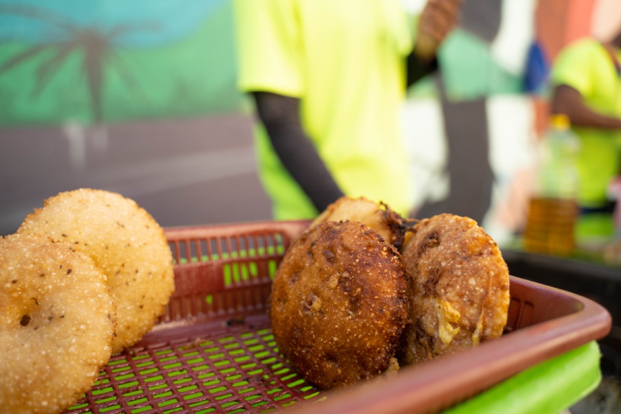 Arepas de huevo dulces.